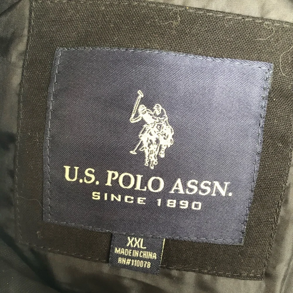 U.S polo ASSN. paneled vest button up jacket